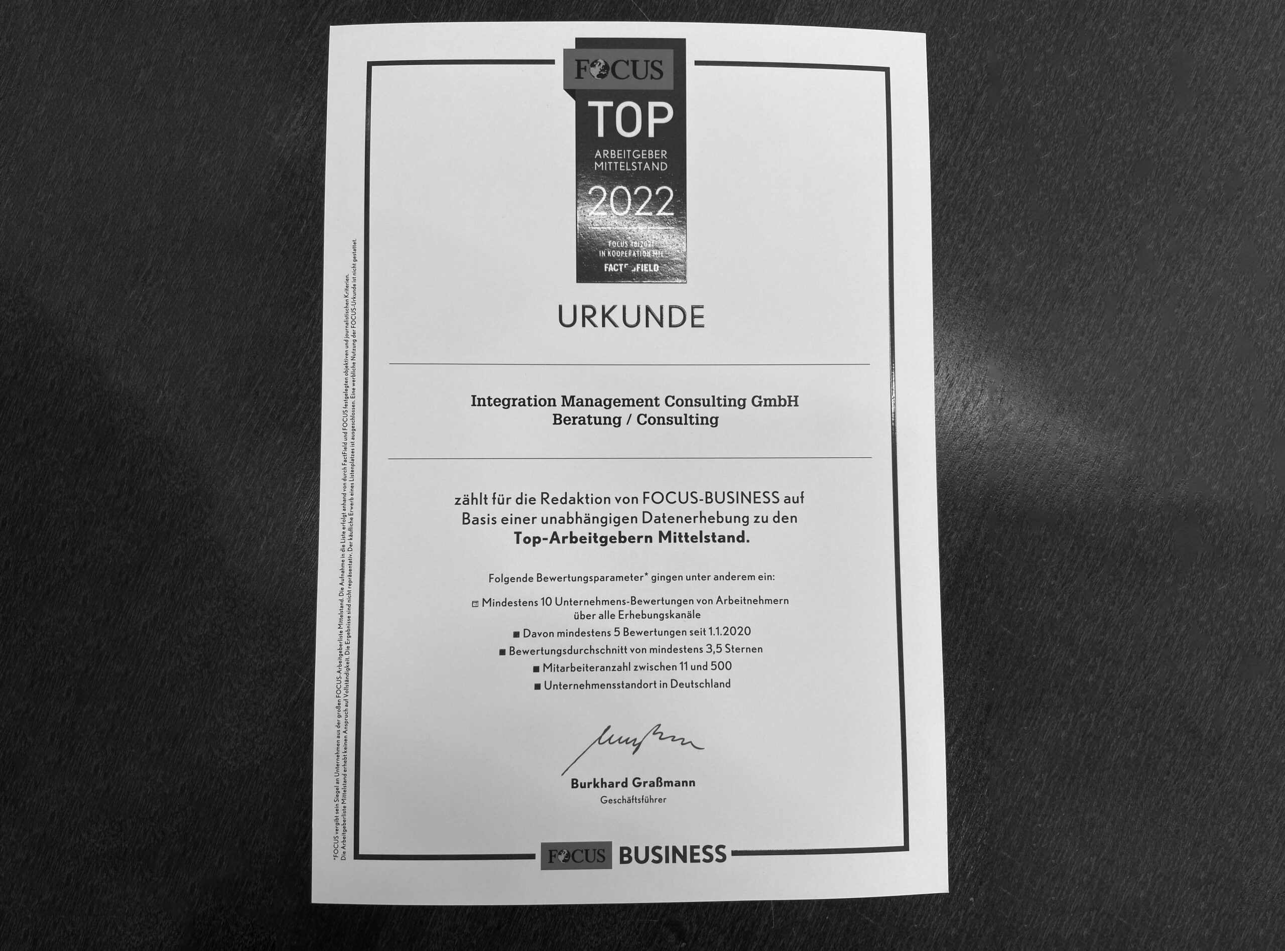 Top Employers among Medium-Sized Companies 2022